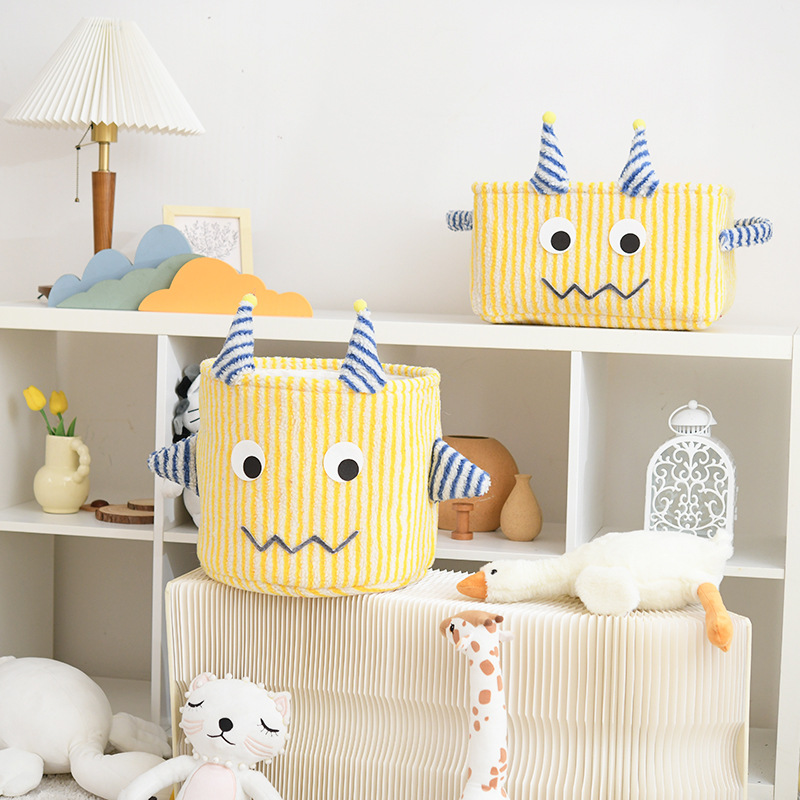 Baby Products Organiser - Miękki, uroczy pluszowy kosz do przechowywania