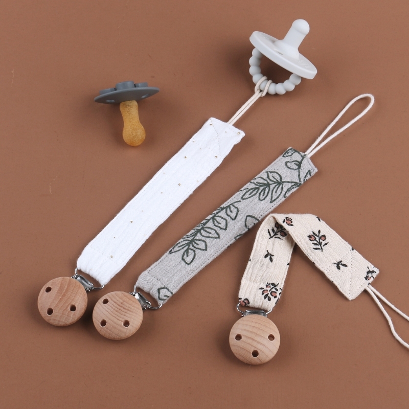 Baby Products Essentials - Bawełniany klips do smoczka dla niemowląt