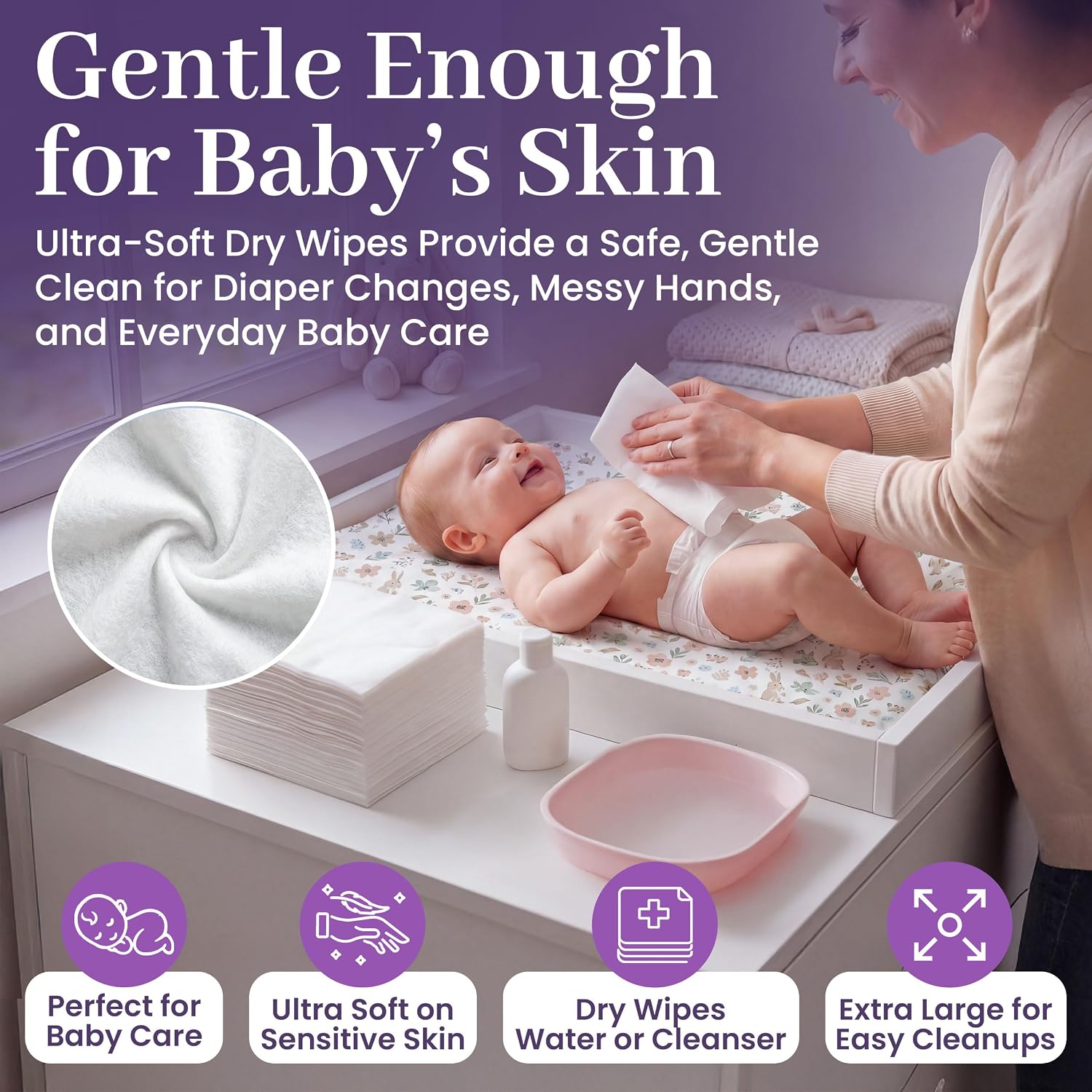 Jednorazowe suche chusteczki 1 – Baby Products Pack recenzja i cena